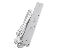 Сетевой фильтр 5-местный с/з STEKKER HM20-51-03 3x1мм2, 3 м, серия Optima, белый