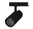 Светильник LGD-GERA-4TR-R90-40W Warm3000 (BK, 36 deg, 230V) (Arlight, IP20 Металл, 5 лет)