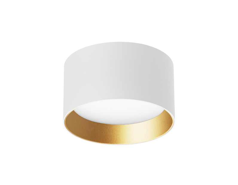 Светильник SP-BISCOTTO-R120-12W Warm3300-MIX (WH-GD, 80 deg, 230V) (Arlight, IP54 Металл, 5 лет)