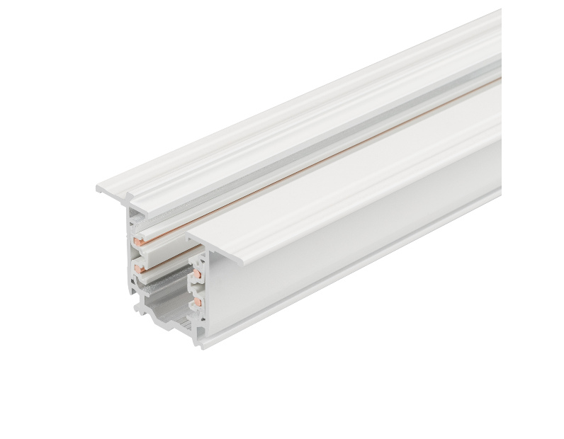 Трек встраиваемый LGD-4TR-TRACK-F-4000-WH-M (D) (Arlight, IP20 Металл, 3 года)