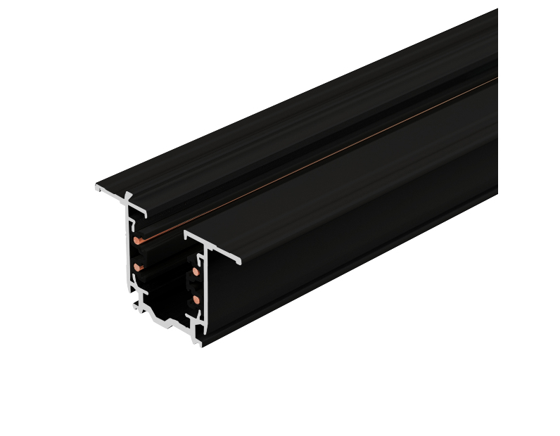 Трек встраиваемый LGD-4TR-TRACK-F-1000-BK-M (D) (Arlight, IP20 Металл, 3 года)