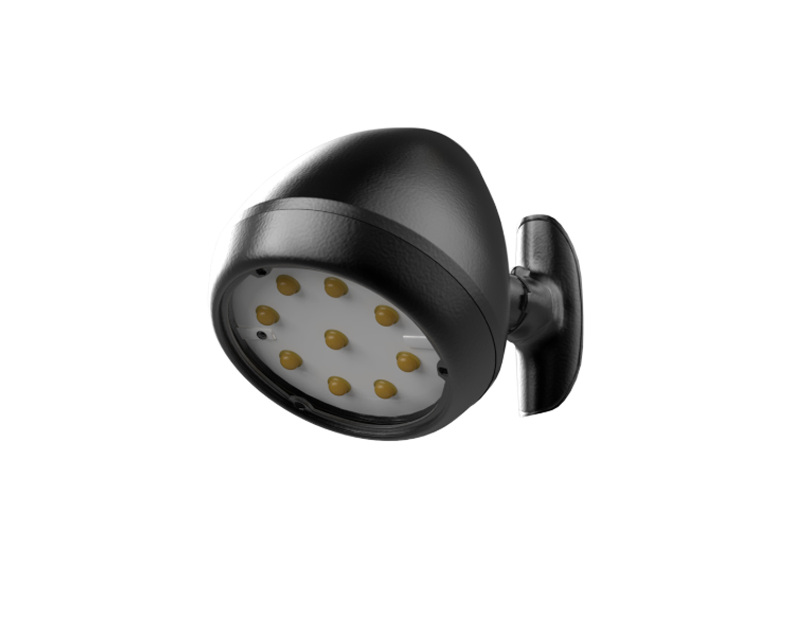 Светильник OXOR-OZLUM-250x206-10W Day4000 (BK, 120 deg, 230V) IP65 (Arlight, IP65 Металл, 3 года)