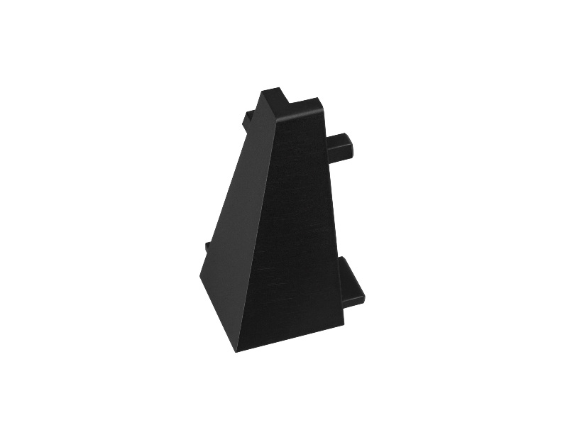 Внешний угол PLINTUS-H40 BLACK  (Arlight, Металл)