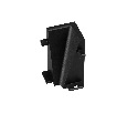 Внутренний угол PLINTUS-H40 BLACK  (Arlight, Металл)