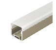 Профиль с экраном LINE-D-3030-2000 SQUARE OLIVE GREY+OPAL  (Arlight, Алюминий)