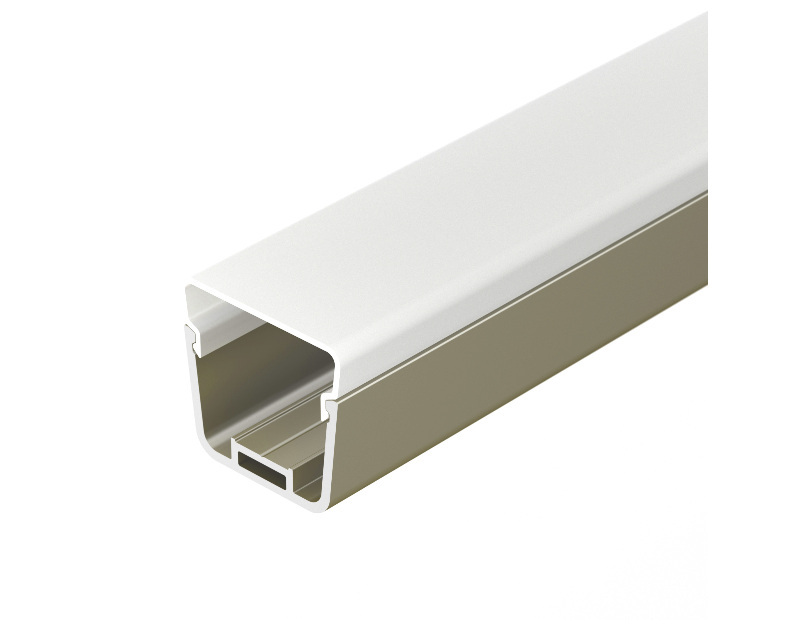 Профиль с экраном LINE-D-3734-2000 TETRA OLIVE GREY+OPAL  (Arlight, Алюминий)
