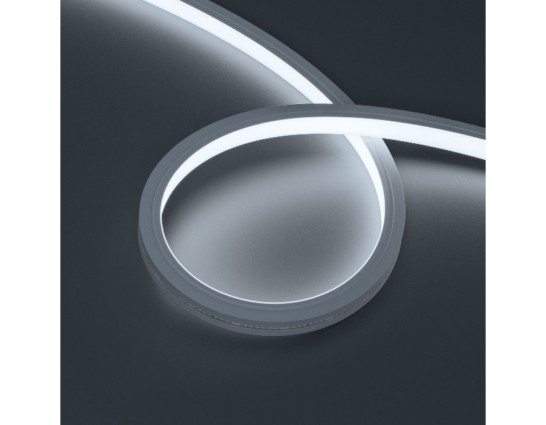 Лента герметичная MOONLIGHT-TOP-X320-13x12mm 24V White6500 (5 W/m, IP67, sauna, 5m, wire x1) (Arlight, Вывод вниз, 3 года)
