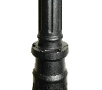 Светильник садово-парковый Feron PL767, столб 60W 230V E27, черный