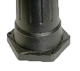 Светильник садово-парковый Feron PL767, столб 60W 230V E27, черный