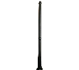 Светильник садово-парковый Feron PL768,  столб 2*60W 230V E27, черный