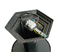 Светильник садово-парковый Feron PL764 на постамент 60W 230V E27, черный