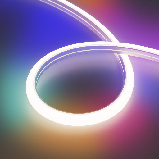 Лента герметичная DMX MOONLIGHT-TOP-B84-16x15mm 24V RGB-PX7 360deg (18 W/m, IP67, 5m, wire x2) (Arlight, Вывод боковой, 3 года) 045437