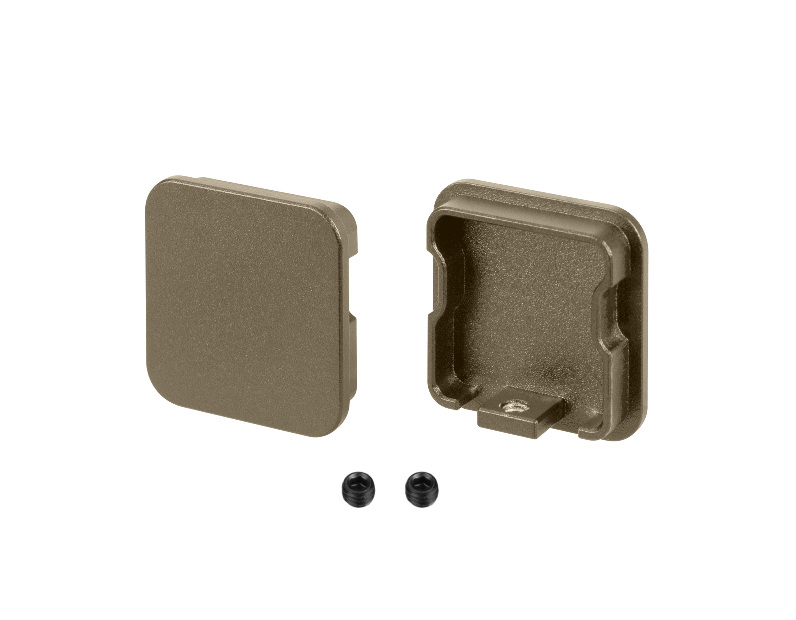 Заглушка LINE-D-3030 SQUARE OLIVE GREY (Arlight, Металл)