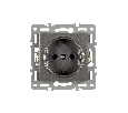 Механизм электрической розетки SCT-MEU1-PL-GR (250V, 16A) (Arlight, -)