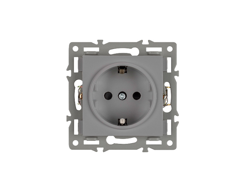 Механизм электрической розетки SCT-MEU1-PL-GR (250V, 16A) (Arlight, -)