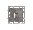 Механизм компьютерной розетки SCT-MPC1-PL-GR (RJ-45, CAT6) (Arlight, -)