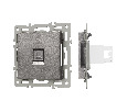 Механизм компьютерной розетки SCT-MPC1-PL-GR (RJ-45, CAT6) (Arlight, -)
