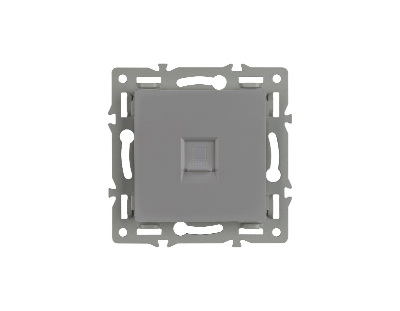 Механизм компьютерной розетки SCT-MPC1-PL-GR (RJ-45, CAT6) (Arlight, -)