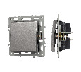 Механизм выключателя одноклавишный проходной SWT-MKP1-PL-GR (250V, 16A) (Arlight, -)