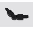 Коннектор поворотный шарнирный для однофазного шинопровода Standard 220V Ambrella Light GL7180