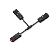 Коннектор питания T-образный для шинопровода Magnetic 220V Ambrella Light GL1114