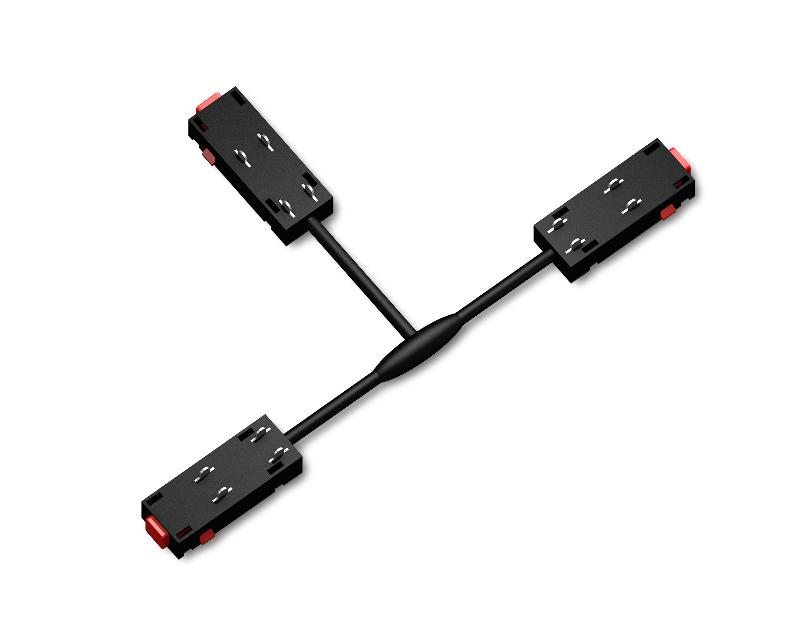 Коннектор питания T-образный для шинопровода Magnetic 220V Ambrella Light GL1114