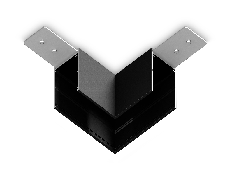 Коннектор угловой для накладного шинопровода Magnetic 220V Ambrella Light GL1032
