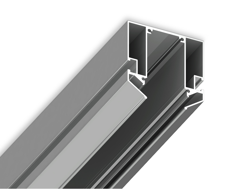 Корпус для накладного шинопровода в натяжной потолок Magnetic 220V 2000*61*61 Ambrella Light GL1013