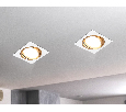 Встраиваемый поворотный точечный светильник GX53 Ambrella Light TN51916