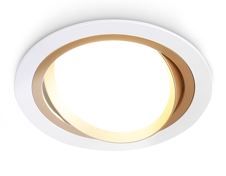 Встраиваемый поворотный точечный светильник GX53 Ambrella Light TN51912