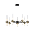 Люстра со стеклянными плафонами на штанге Ambrella Light LH55353