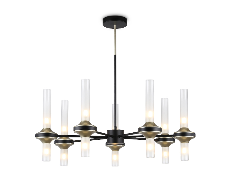 Люстра со стеклянными плафонами на штанге Ambrella Light LH55353