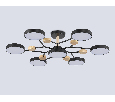 Люстра светодиодная на штанге Ambrella Light FL4866