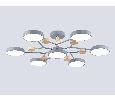 Люстра светодиодная на штанге Ambrella Light FL4865