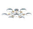 Люстра светодиодная на штанге Ambrella Light FL4865