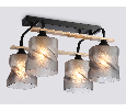 Светильник потолочный со стеклянными плафонами Ambrella Light TR3033249