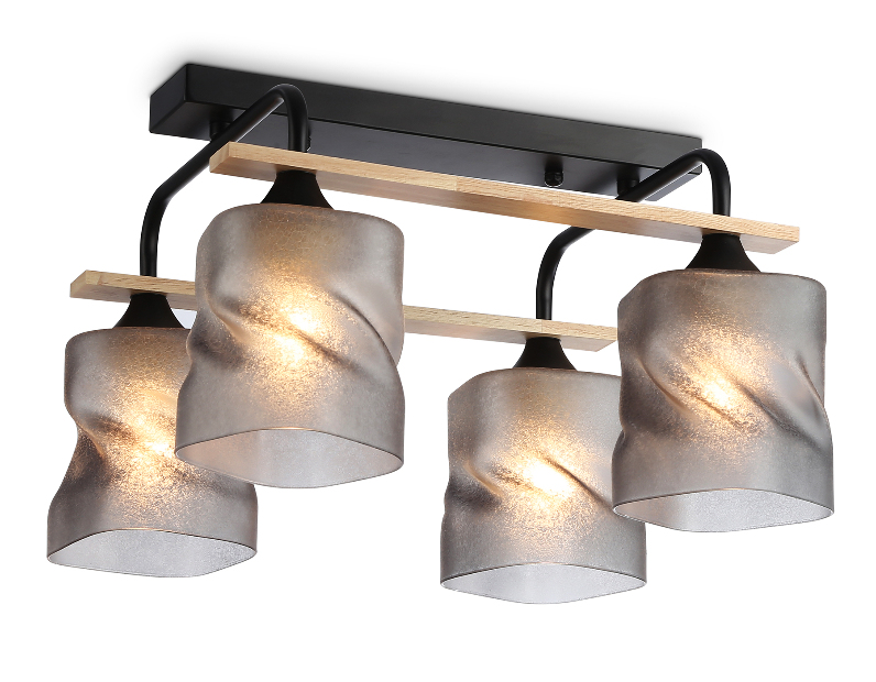 Светильник потолочный со стеклянными плафонами Ambrella Light TR3033249