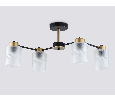 Люстра на штанге со стеклянными плафонами Ambrella Light TR303324