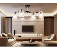 Люстра на штанге со стеклянными плафонами Ambrella Light TR303324