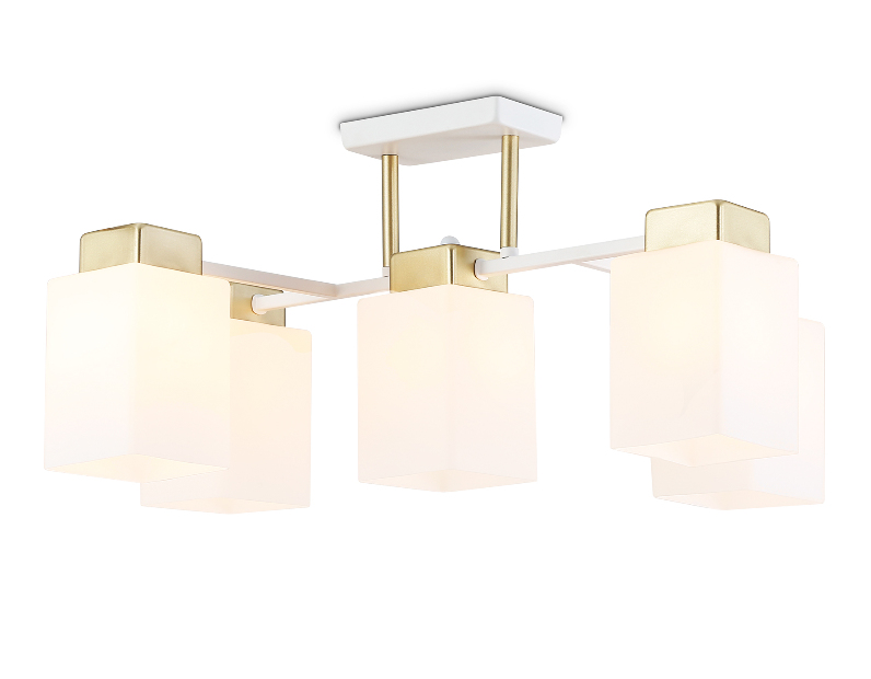 Люстра на штанге со стеклянными плафонами Ambrella Light TR303047