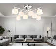 Люстра на штанге со стеклянными плафонами Ambrella Light TR303043