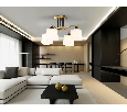 Люстра на штанге со стеклянными плафонами Ambrella Light TR303042