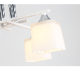 Люстра на штанге со стеклянными плафонами Ambrella Light TR303041
