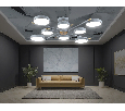 Люстра светодиодная на штанге Ambrella Light FL516339