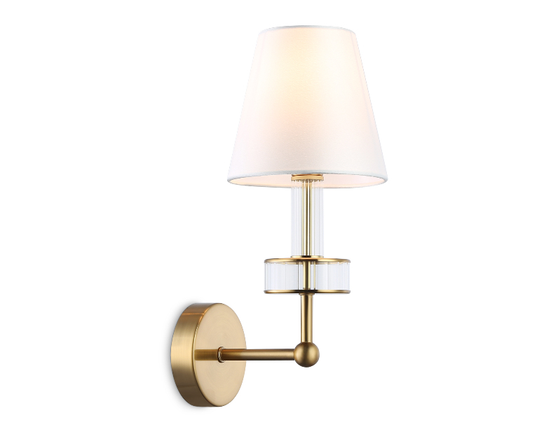 Настенный светильник с абажуром и хрусталем Ambrella Light LH71025