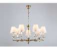 Подвесная люстра с абажурами и хрусталем Ambrella Light LH71023