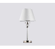 Настольная лампа с абажуром и хрусталем Ambrella Light LH71007