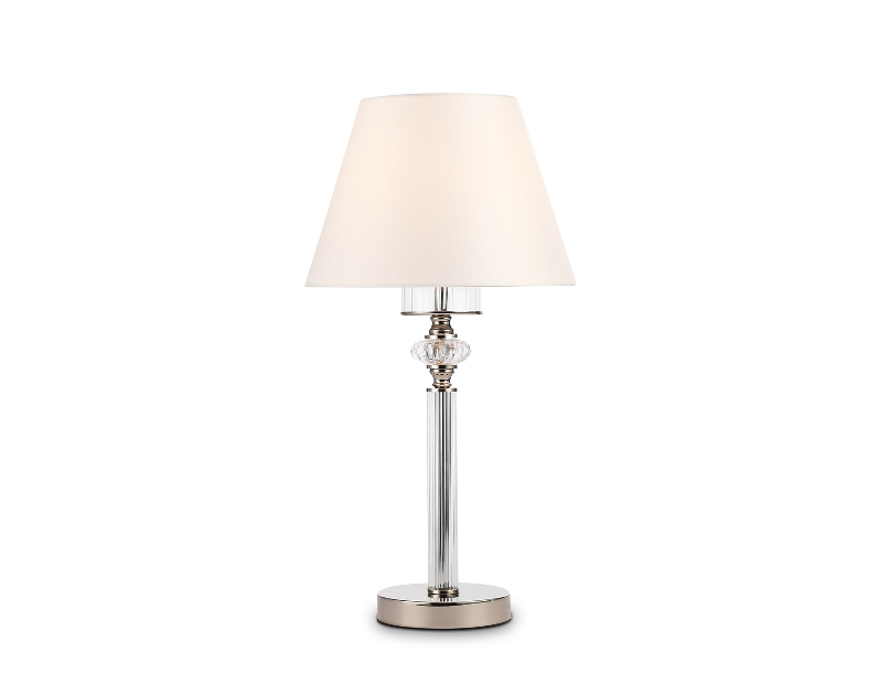 Настольная лампа с абажуром и хрусталем Ambrella Light LH71007