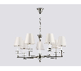 Подвесная люстра с абажурами и хрусталем Ambrella Light LH71003