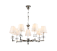 Подвесная люстра с абажурами и хрусталем Ambrella Light LH71003